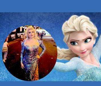 Mónica Bracamonte, drag queen que confunden con Elsa de Frozen