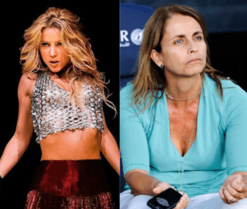 Shakira y la mamá de Piqué