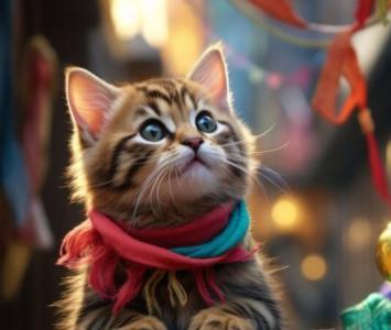 Conoce 7 estrategias para mantener a tu gato lejos del árbol de Navidad