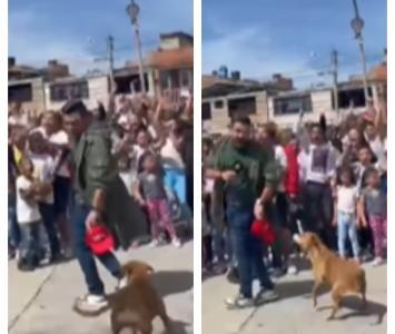Presentador de 'Buen día, Colombia' fue mordido por un perro al aire