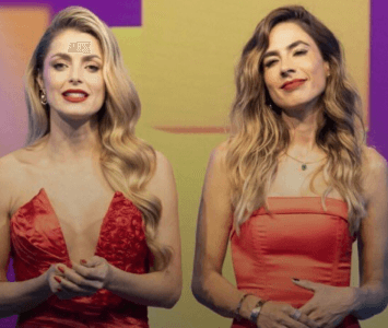 Carla Giraldo y Cristina Hurtado presentado 'La casa de los famosos Colombia'
