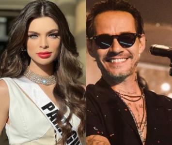 Marc Anthony y Miss Paraguay 